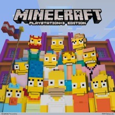 minecraft Digital + Simpsons Skins Ps3
