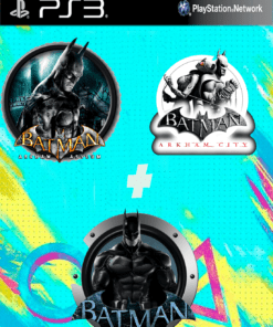 Batman Arkham Collection Asylum + City + Origins Ps3