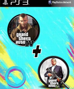 GTA IV + GTA V Digitales PS3