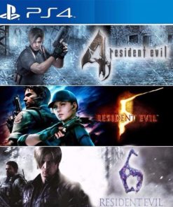Resident Evil Triple pack 4 + 5 + 6 Ps4