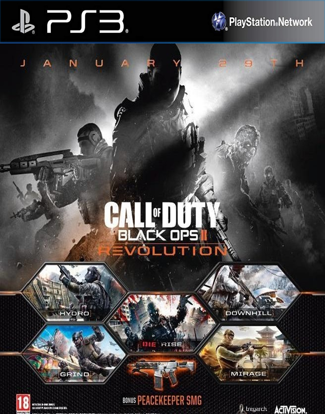 DLC Revolution ps3 psn para COD Black Ops 2 - Donattelo Games - Gift Card  PSN, Jogo de PS3, PS4 e PS5