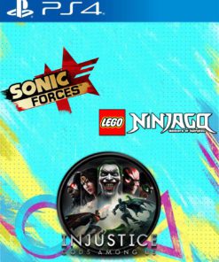 Sonic Forces Ps4 +Lego ninja Go + Injustice Ultimate PS4
