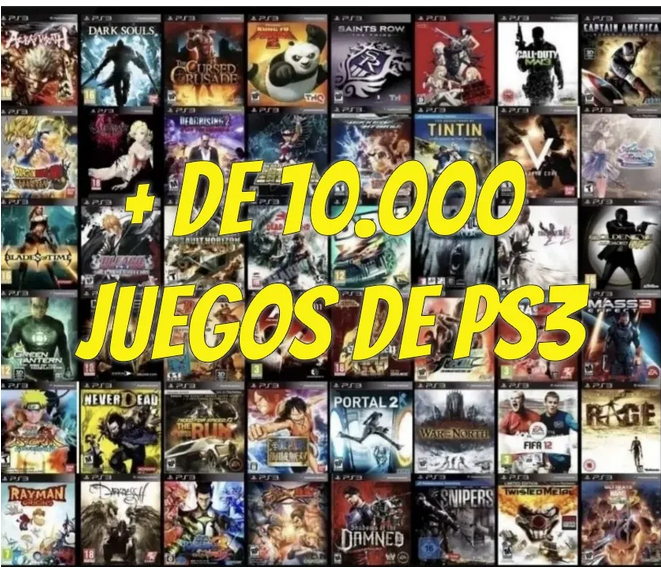 Flash para Ps3 con mas de 5 mil juegos