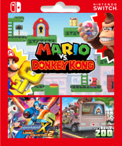 Mario Vs Donkey Kong + Princes Peach Showtime +Megaman legacy collection 2 + Lets build a zoo