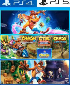 Crash bandicoot 5 en 1 Ps4 Ps5